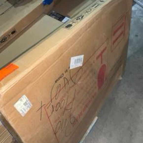 Aluminum Alloy Framed Rounded Black Wall Mirror 26 in. W x 38 in. H Rectangular - Picture 3 of 3